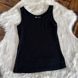 Anchor Blue Classic Black Tank Top